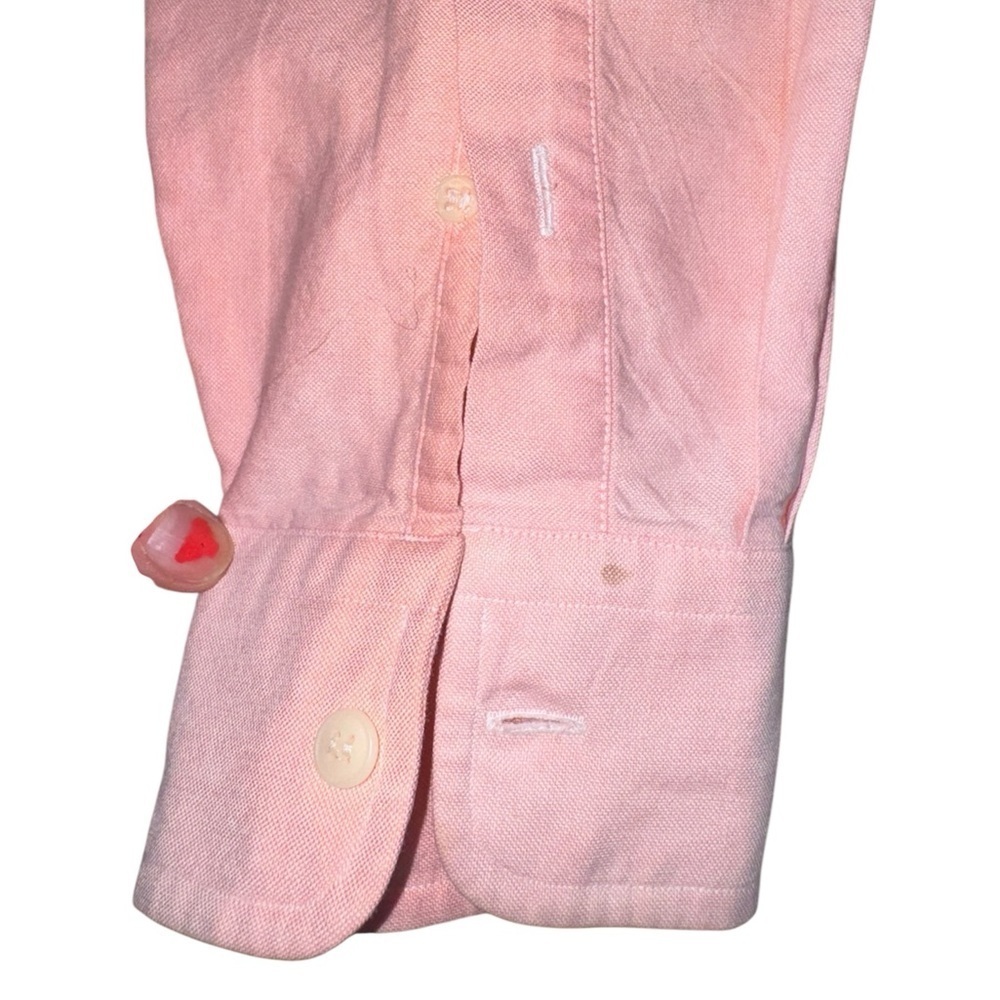 Vintage Lacoste by Izod Pink Button-Down Shirt Men’s Size XL - Picture 4 of 8